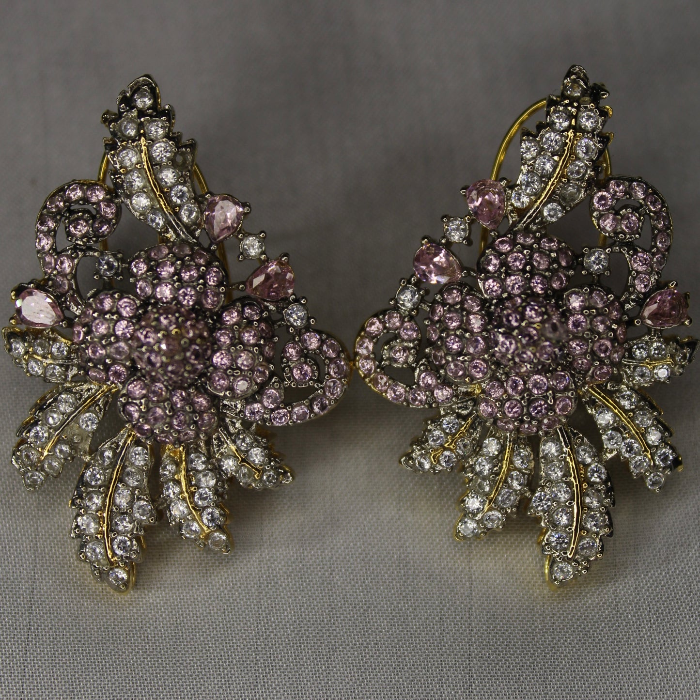Elmas Clicekler Ear Ring