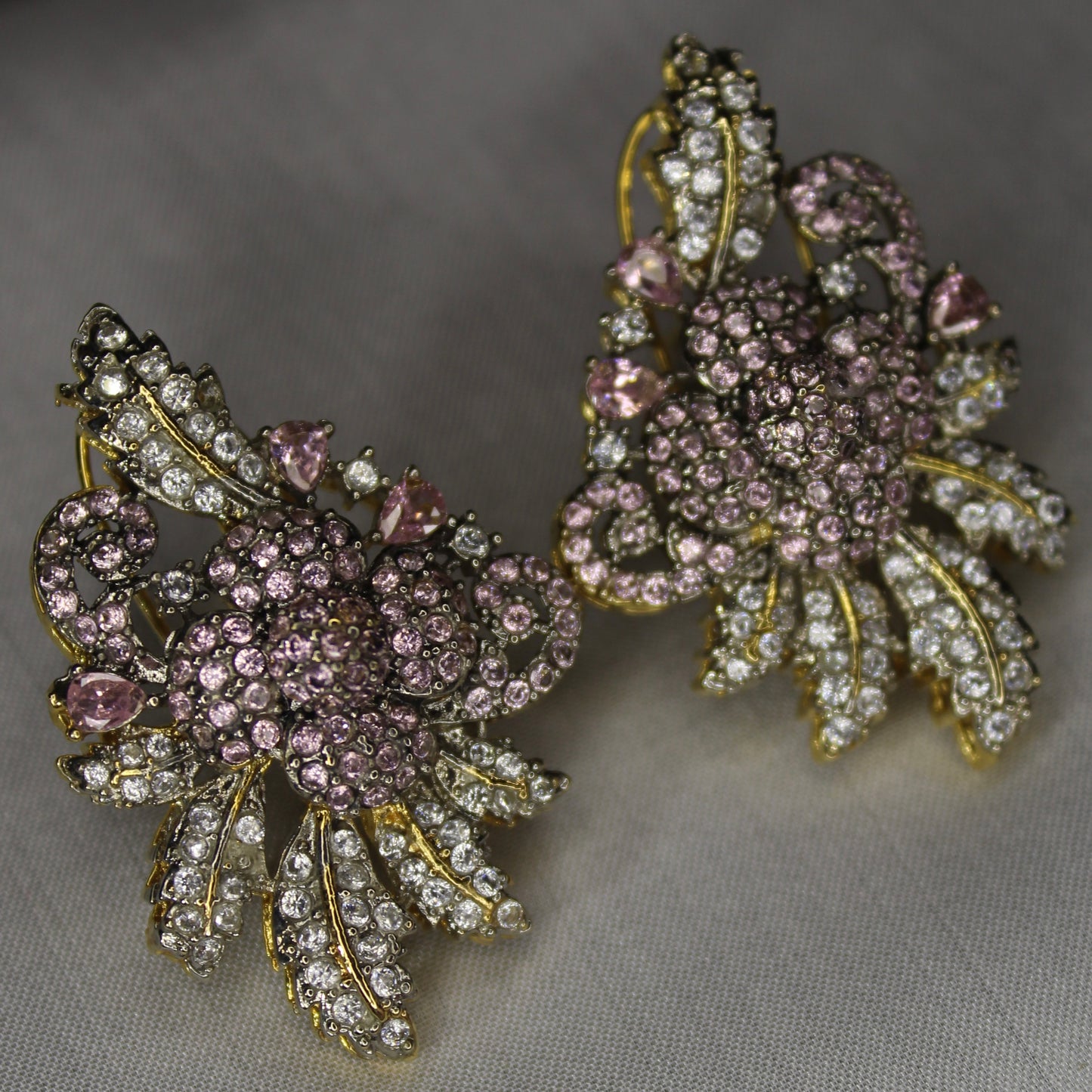 Elmas Clicekler Ear Ring