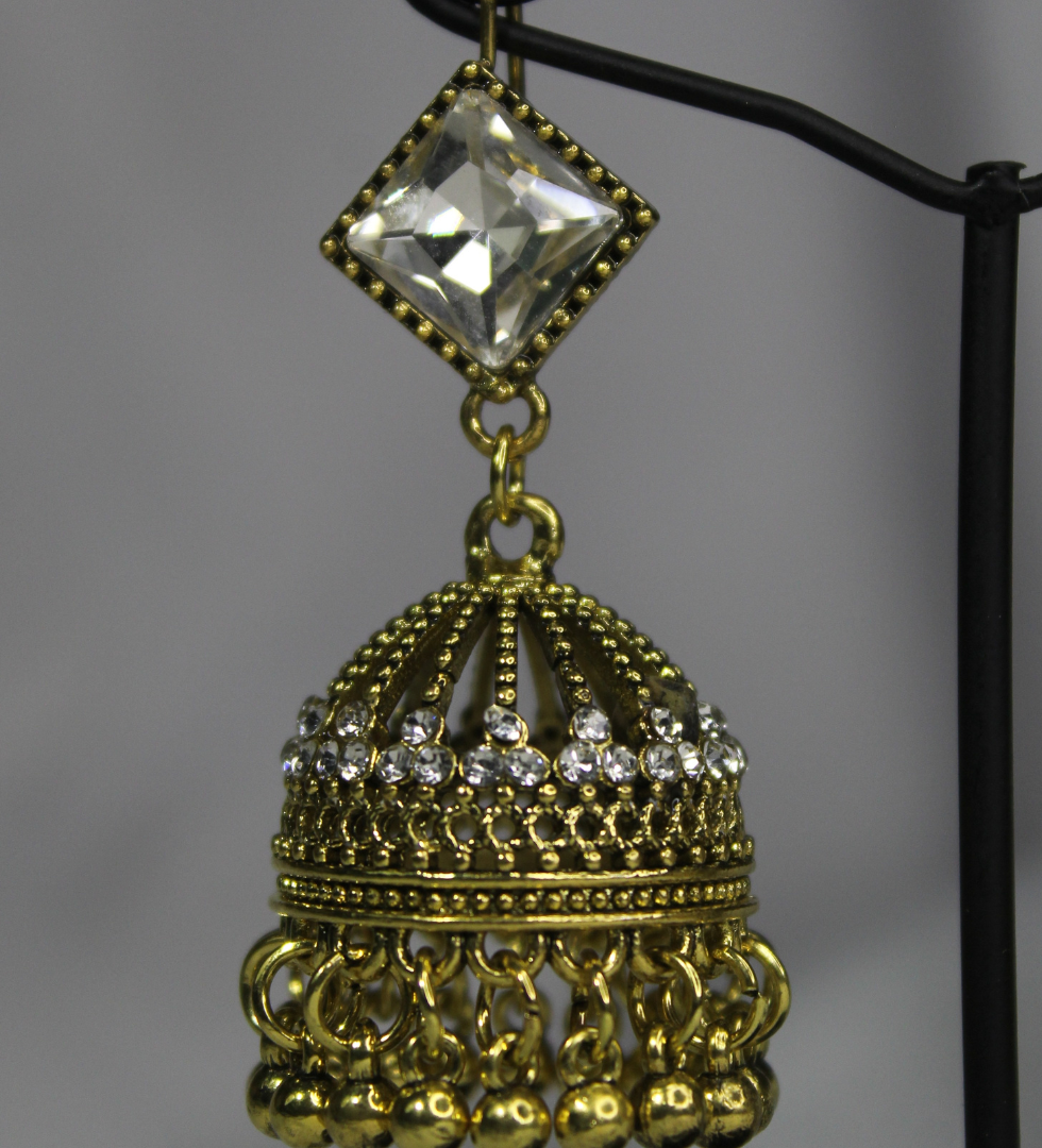 Yellowish Pearl Jhumka