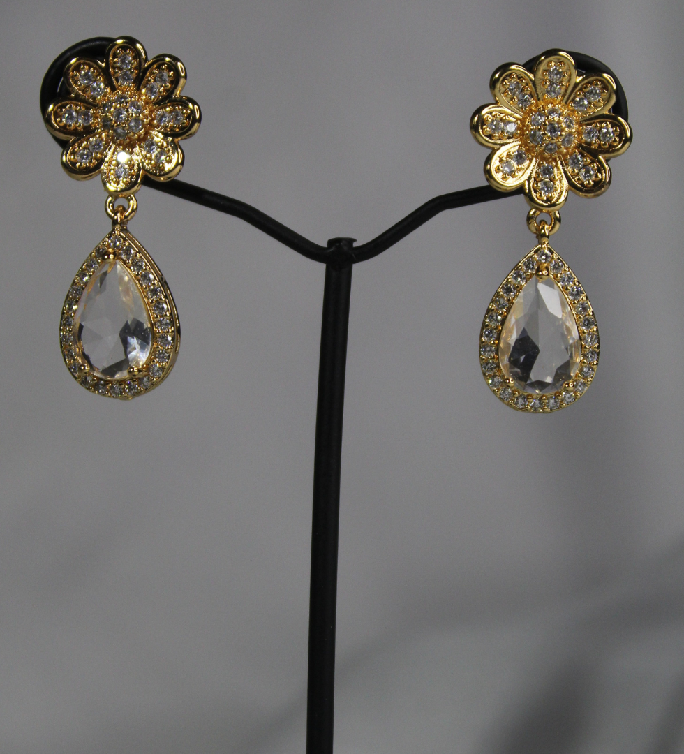 Mini Floral Earring Ross Pink
