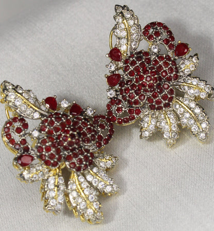 Elmas Clicekler Ear Ring