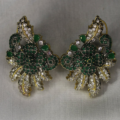 Elmas Clicekler Ear Ring