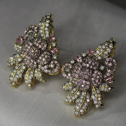 Elmas Clicekler Ear Ring