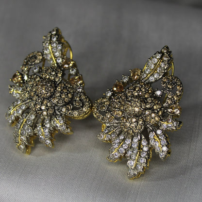 Elmas Clicekler Ear Ring