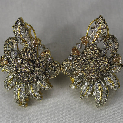 Elmas Clicekler Ear Ring