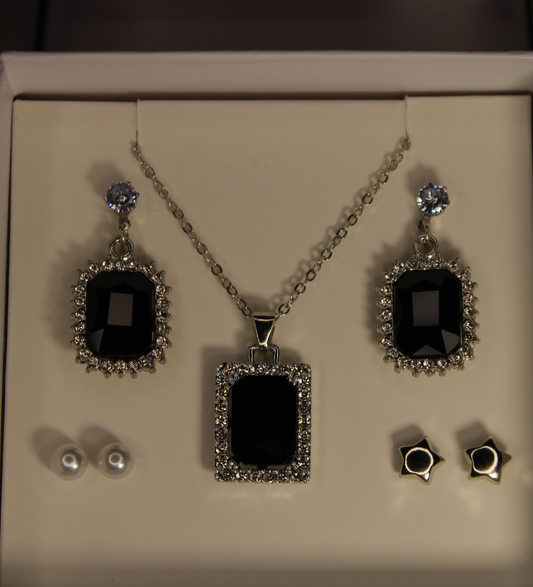 Black Blackish Set 4 in 1
