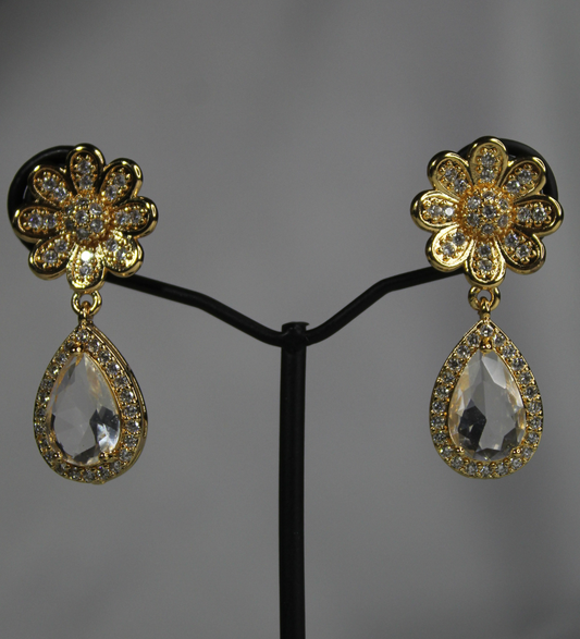 Mini Floral Earring Ross Pink
