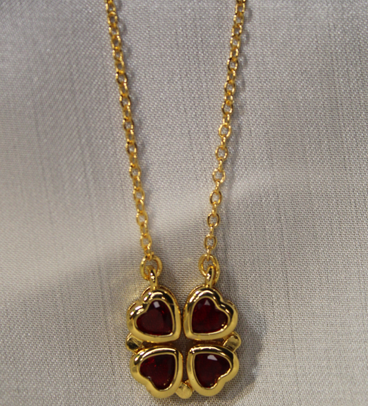 Magnatic 2 in 1 Locket Mehroon